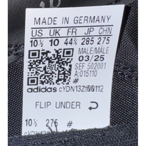 Adidas Copa Mundial FG Mens Leather Soccer Cleats Size 10.5 Black White 015110 - Picture 9 of 9